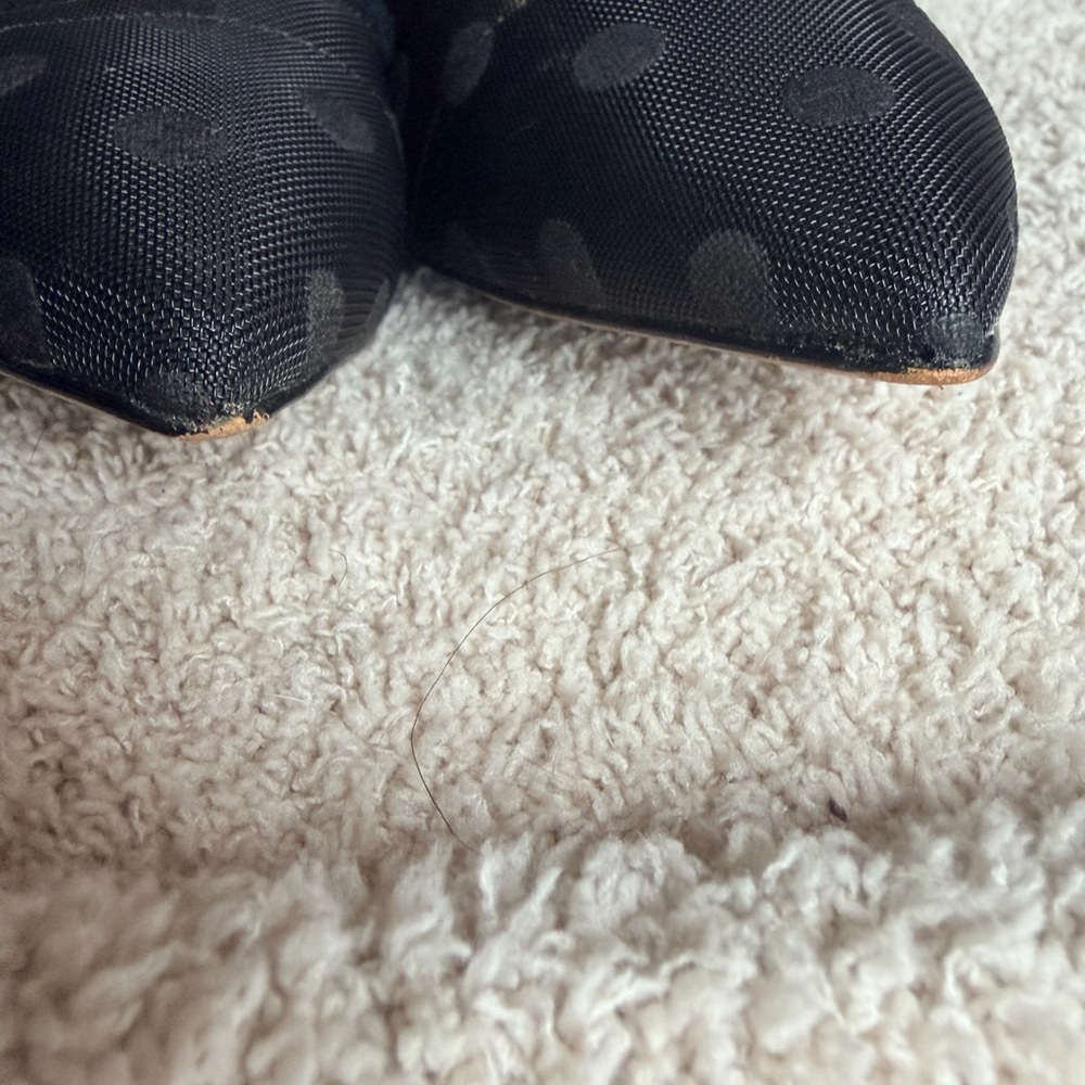 Polka Dot Mesh Sam Edelman stiletto - Picture 2 of 7